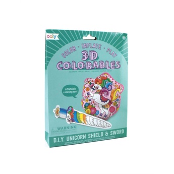 3D Colorables - Unicorn Shield