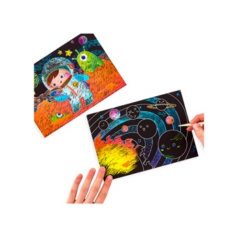 Scratch & Scribble Art Kit - Space Explorers