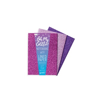 Oh My Glitter Notebooks - Pink