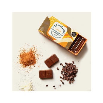 Just Choc Box - Organic Peruvian Cacao Milk Chocolate 100g