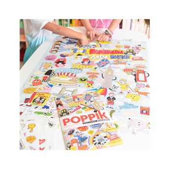 English - Giant Poster + 85 Stickers