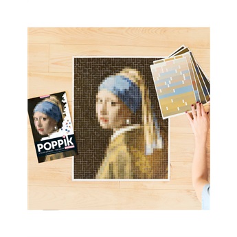 VERMEER - Pixel Portrait + 2100 Stickers
