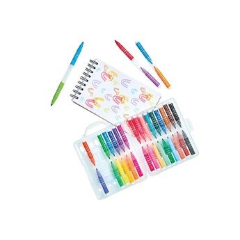 Double Up 2 in 1 Mini Marker Travel Set - 36 Colours