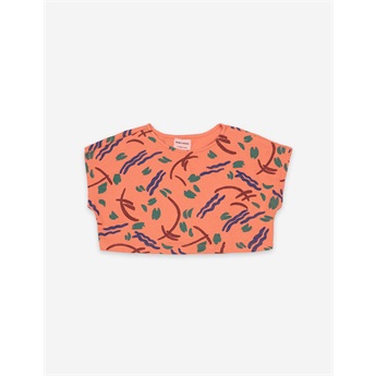 Strokes All Over Cropped Sweatshirt