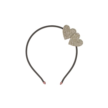 Heart Hair Band Gold