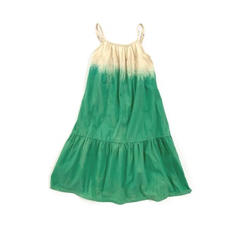 Wide Dress Green Dipdye