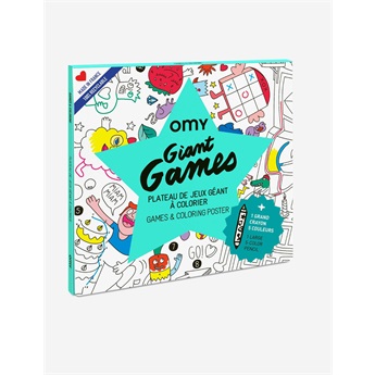 Giant Colouring Poster & 5 Color Pencil - GIANT GAMES