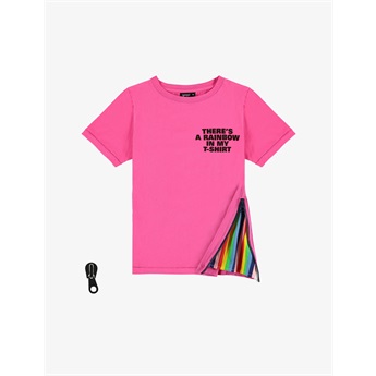 Peeking Rainbow Tee