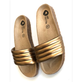 Cork Sandal Bronze