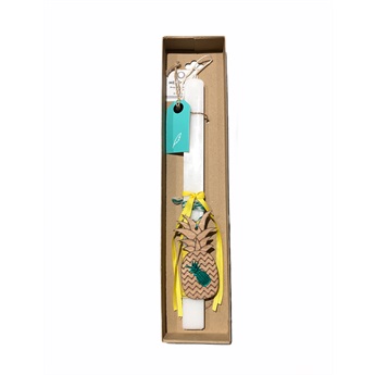 Easter Candle - Pineapple Plexi Green
