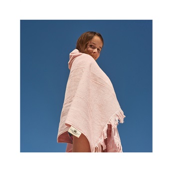 Kids Monochrome Beach Towel - Just Pink