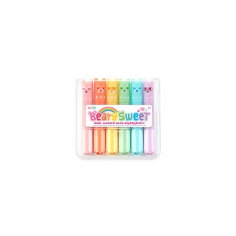 Beary Sweet Mini Scented Highlighters - Set of 6