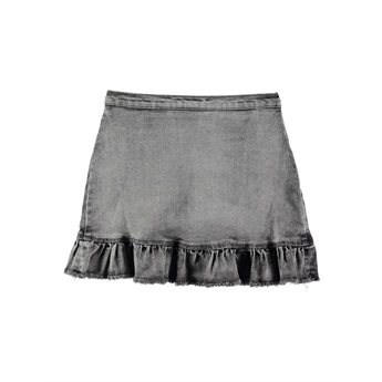 Brigitt Grey Denim Skirt