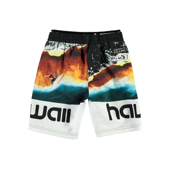Neal Swimshorts Colour Block Waves