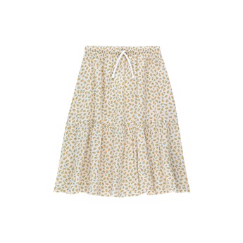 Small Flowers Long Skirt