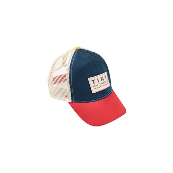 Baby Color Block Tiny Cap Ink Blue / Red