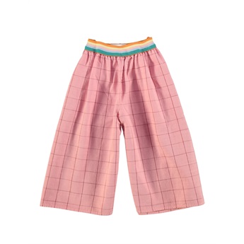 Culottes Pink & Garnet Checkered