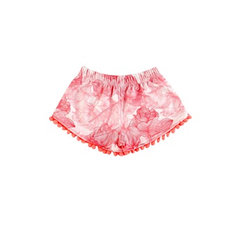 Shorts Coral Flowers