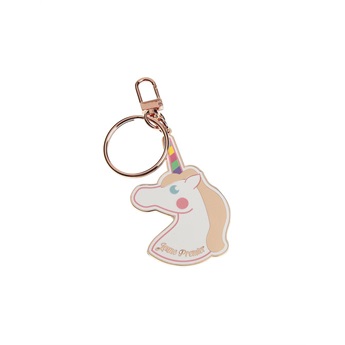 Keychain Unicorn Rose Gold