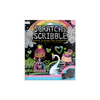 Scratch & Scribble Art Kit - Princess Garden