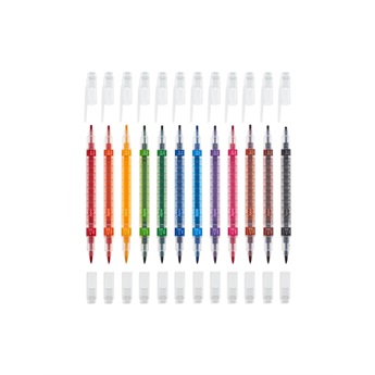 Calligraphy Duo Double Ended Markers - Set of 12