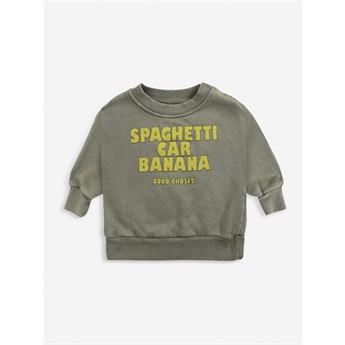 Baby Spaghetti Car Banana Sweatshirt
