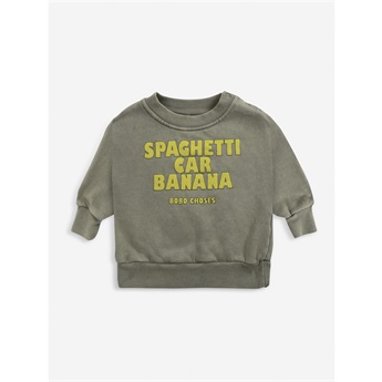 Baby Spaghetti Car Banana Sweatshirt