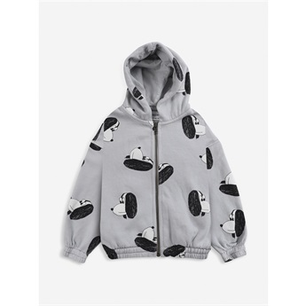 Doggie All Over Zipped Hoodie