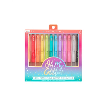 Oh My Glitter! Gel Pens - Set of 12