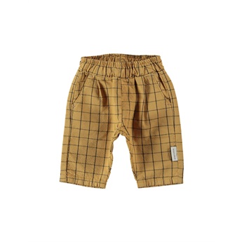 Baby Trousers Camel Checkered