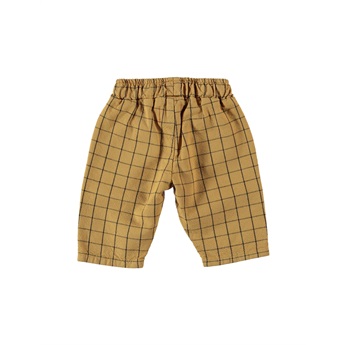 Baby Trousers Camel Checkered