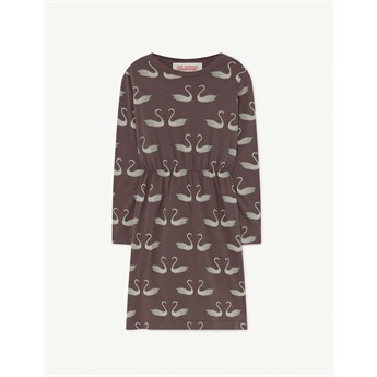 Crab Dress Deep Brown Swans