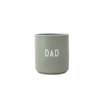 Design Letters - Favourite Cup DAD Green