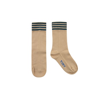 Stripes Medium Socks Cappuccino