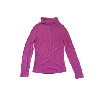 Turtle Neck Tee Purple