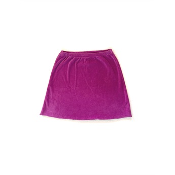 Velvet Skirt Purple