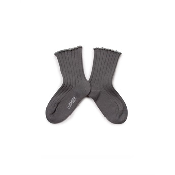 Delphine Socks - Gris Galet