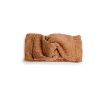 Glitter Merino Wool Headband - Caramel - KID