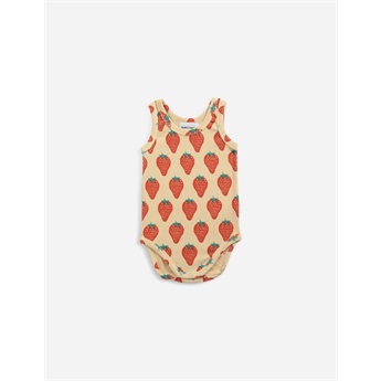Baby Strawberry All Over Sleeveless Body