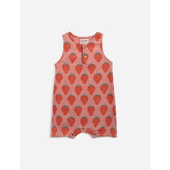 Baby Strawberry All Over Playsuit