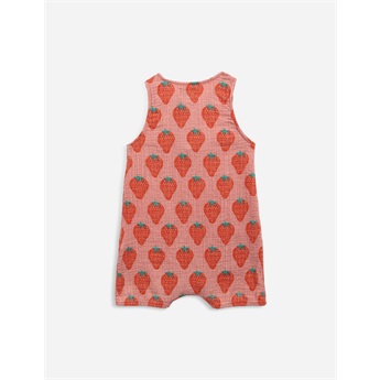 Baby Strawberry All Over Playsuit