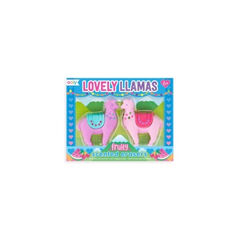 Lovely Llama Scented Erasers - Set Of 2