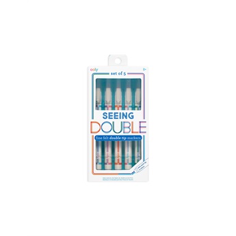 Seeing Double Fine Double Tip Markers - Set Of 5