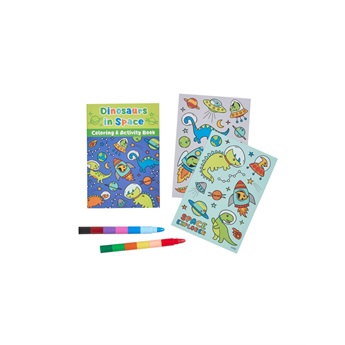 Mini Traveler Coloring Activity Kit - Dinosaurs In Space