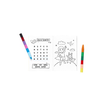 Mini Traveler Coloring Activity Kit - Superkids & Pets