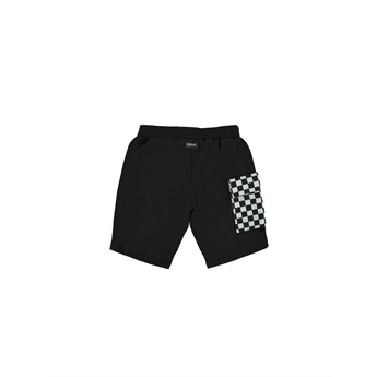 Removable Pocket Shorts Black