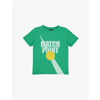 Match Point Textured Tee Green