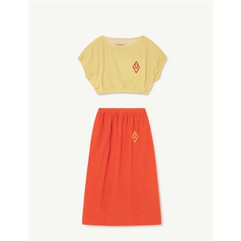 Horsefly Dress Set Yellow Logo