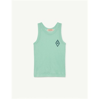 Frog Tank Top Blue Logo