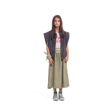 Longskirt Washed Military Green